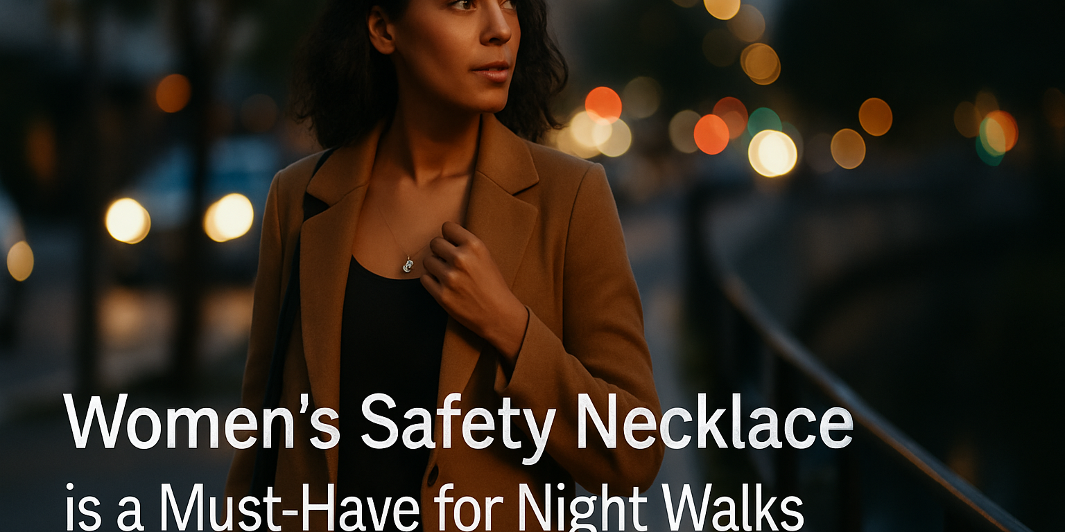 Why Women Need a Safety Necklace for Safer Night Walks | ResQ Jewelry